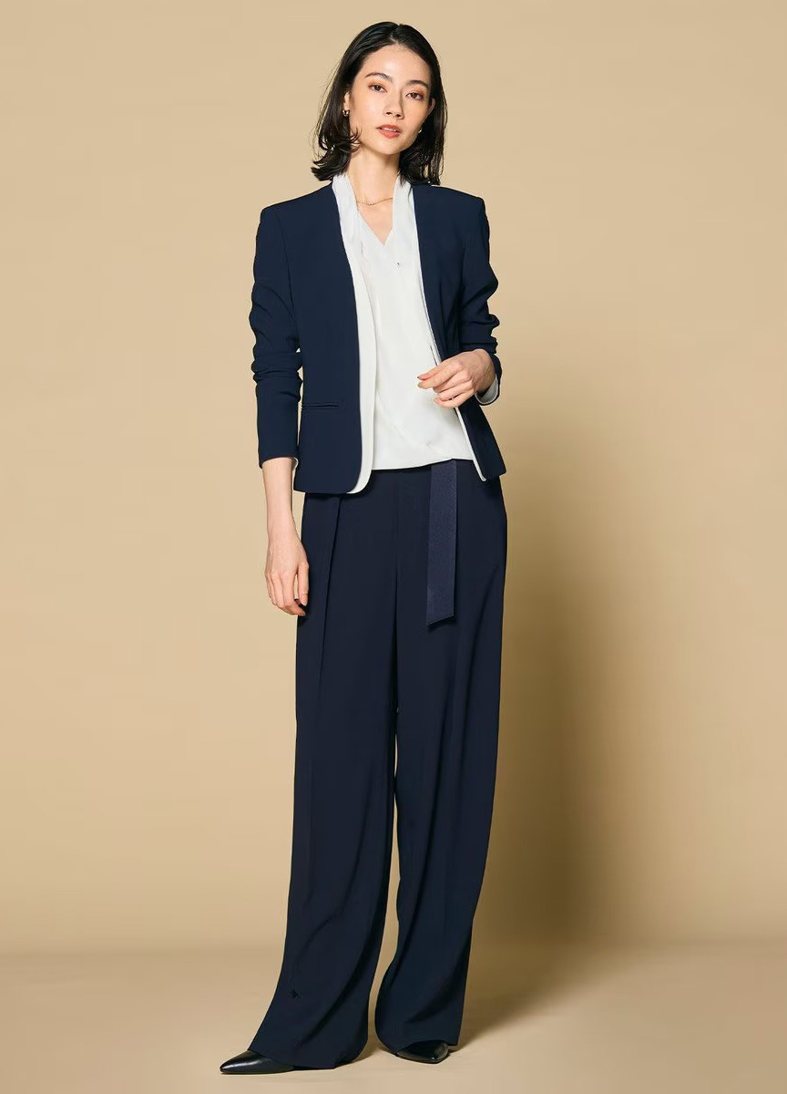 垂綴設計長袖襯衫